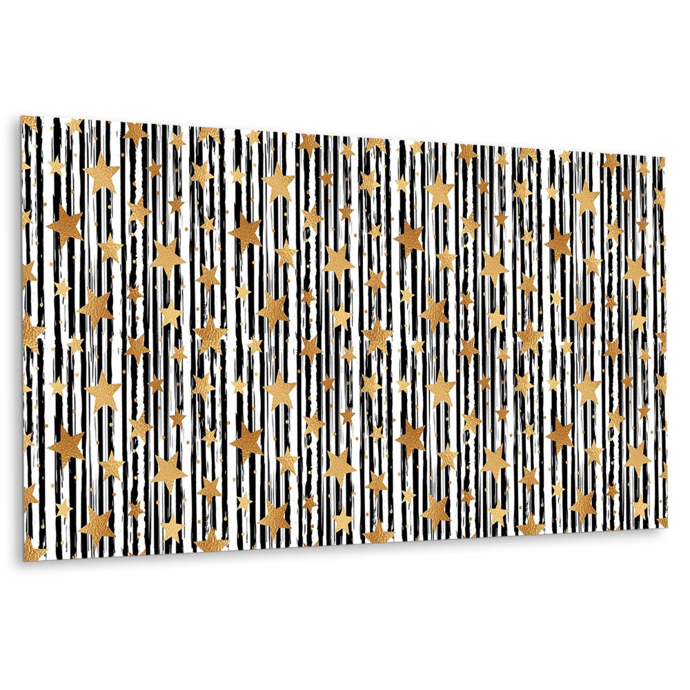 Panou decorativ bucatarie Stele aurii pe bretele