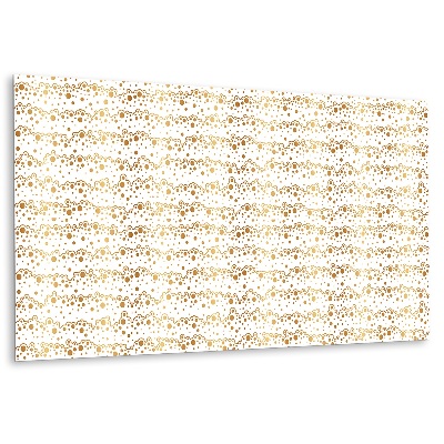 Panou decorativ perete Valuri aurii cu puncte